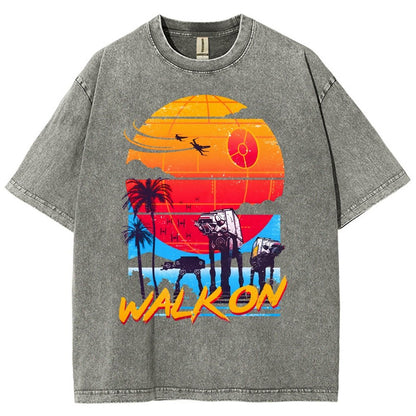 Walk On Vintage Distressed T-shirt