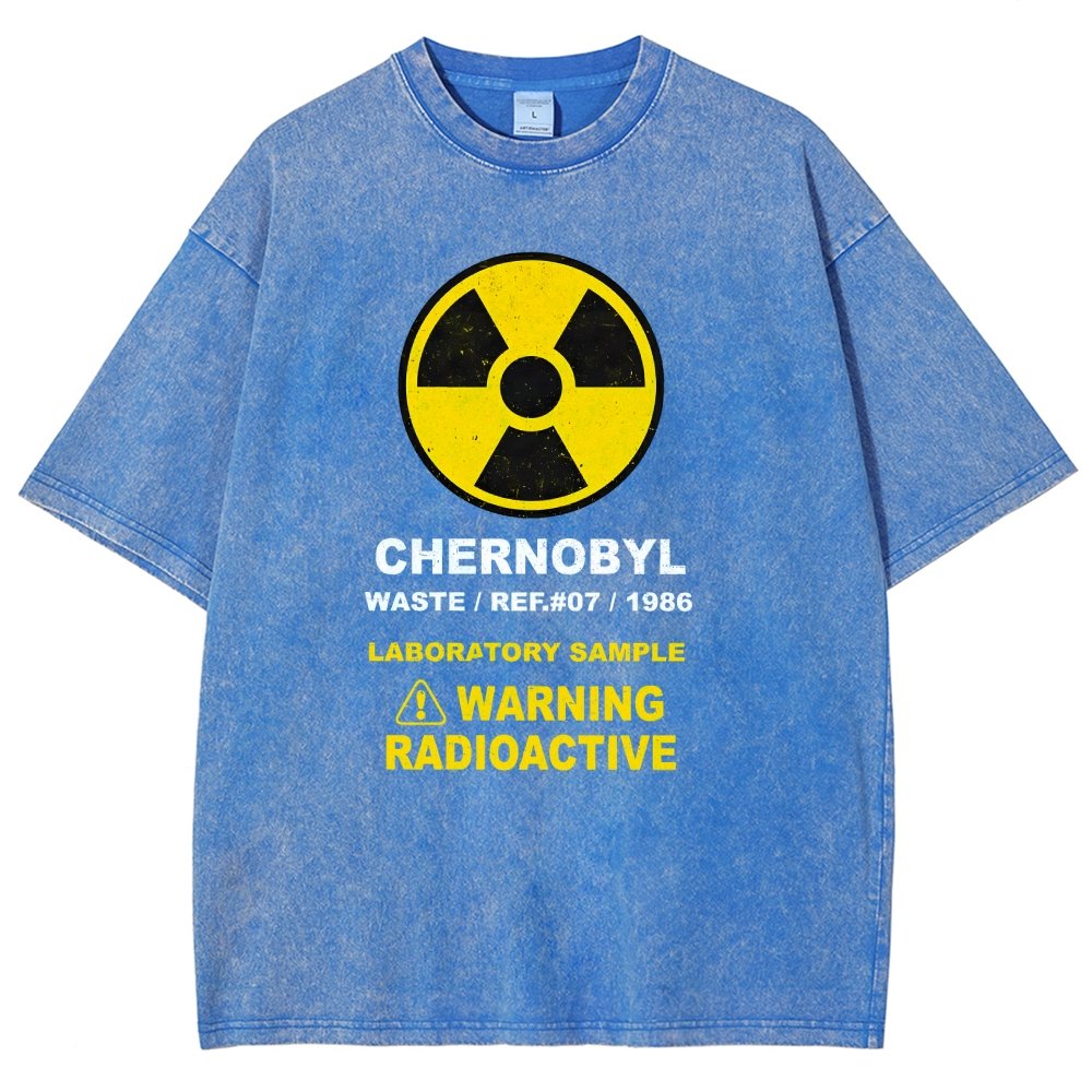 Chernobyl Warning Vintage Distressed T-shirt