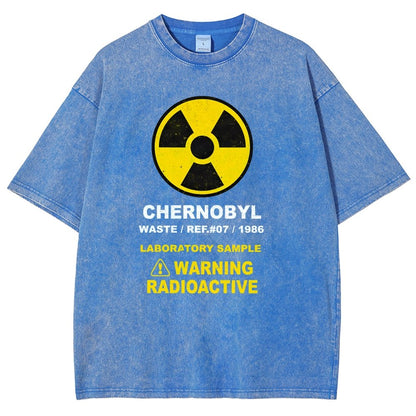Chernobyl Warning Vintage Distressed T-shirt