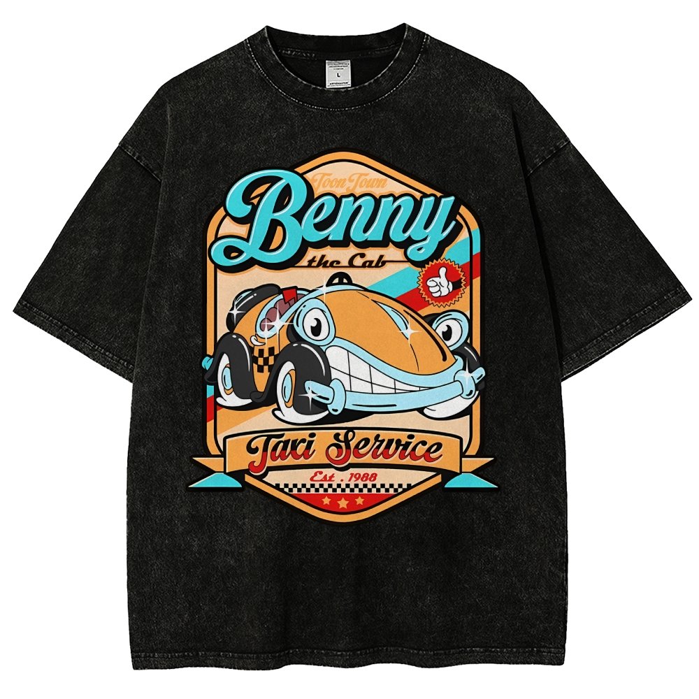 Buddy The Cab Vintage Distressed T-shirt