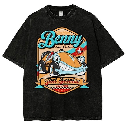 Buddy The Cab Vintage Distressed T-shirt