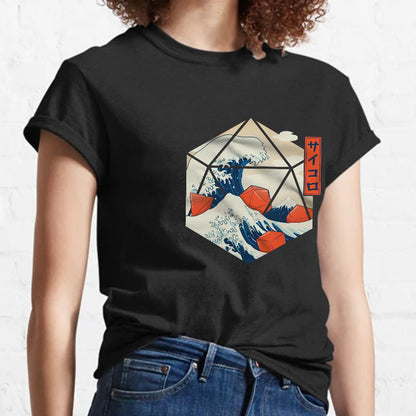 Great Wave of Dice Geeky T-Shirt