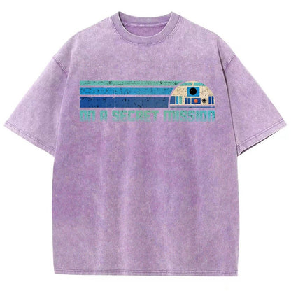On A Secret Mission Vintage Distressed T-shirt