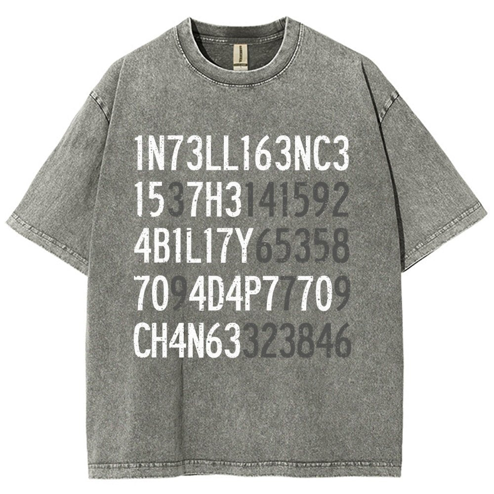 Intelligence Vintage Distressed T-shirt