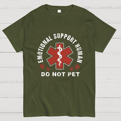 Emotional Support Human Geeky T-Shirt