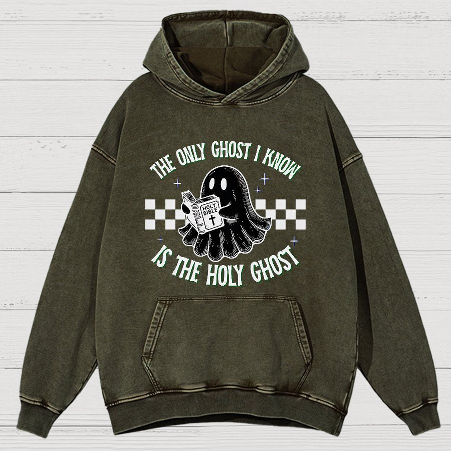 The Holy Ghost Vintage Distressed Hoodie