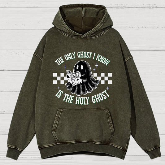The Holy Ghost Vintage Distressed Hoodie