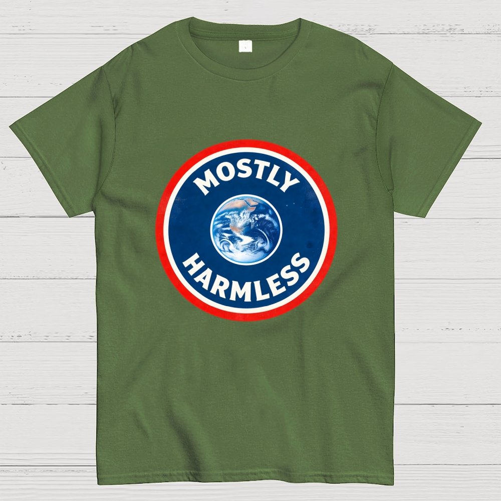 Mostly Harmless Art Print Geek T-Shirt