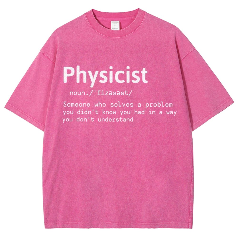 Physics Lover Vintage Distressed T-shirt