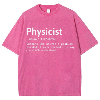Physics Lover Vintage Distressed T-shirt