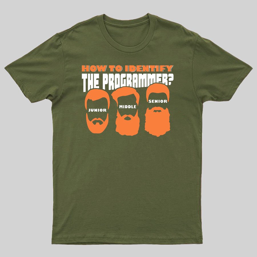 How To Identify The Programmer Funny Programmer Geeky T-Shirt