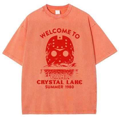 Welcome To Mystic Lake Vintage Distressed T-shirt