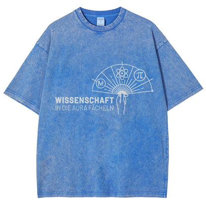 Wissenschaft in die Aura fächeln Vintage Distressed T-shirt