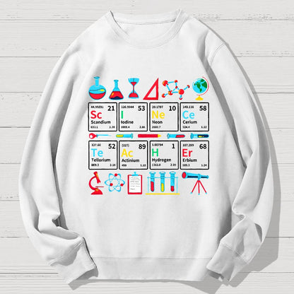 Teaching Science Geek Cotton Sweatshirt