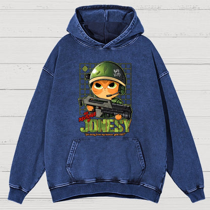 The Revenge Of Jonesy Vintage Distressed Hoodie
