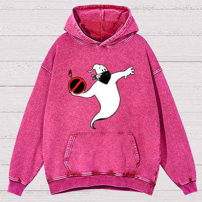 Spooksy Vintage Distressed Hoodie