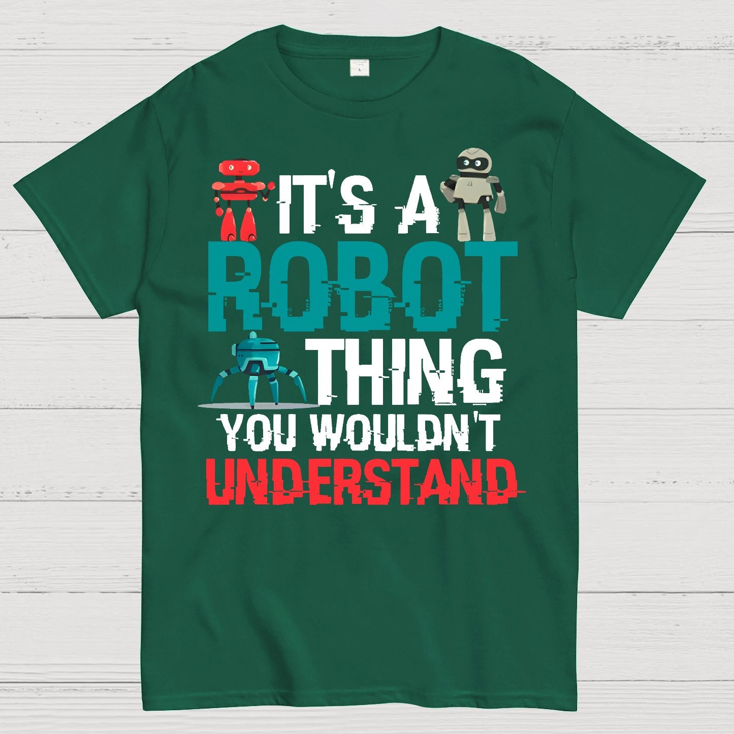 Robot Science Geek T-Shirt