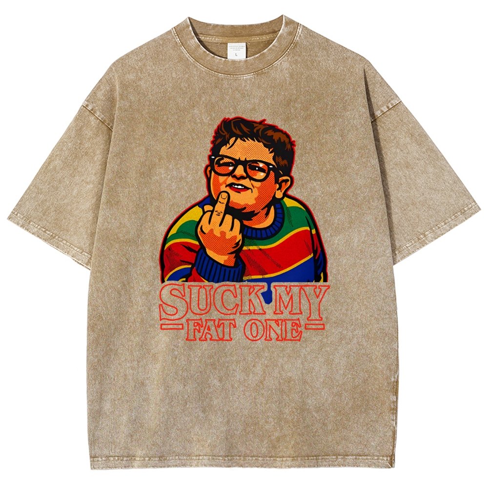 Suck My Fat One Vintage Distressed T-shirt