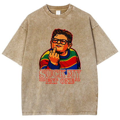 Suck My Fat One Vintage Distressed T-shirt