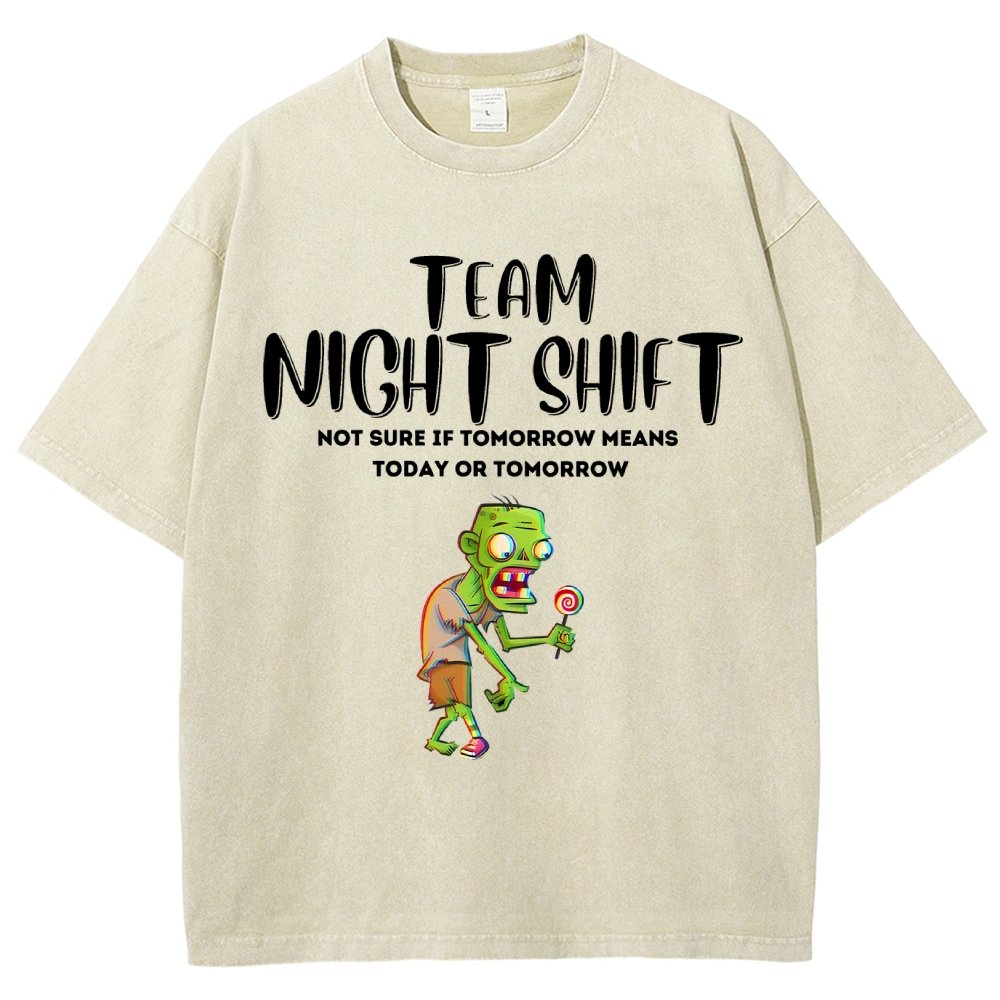 Night Shift Team! Vintage Distressed T-shirt