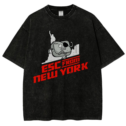 Esc from New Town Vintage Distressed T-shirt