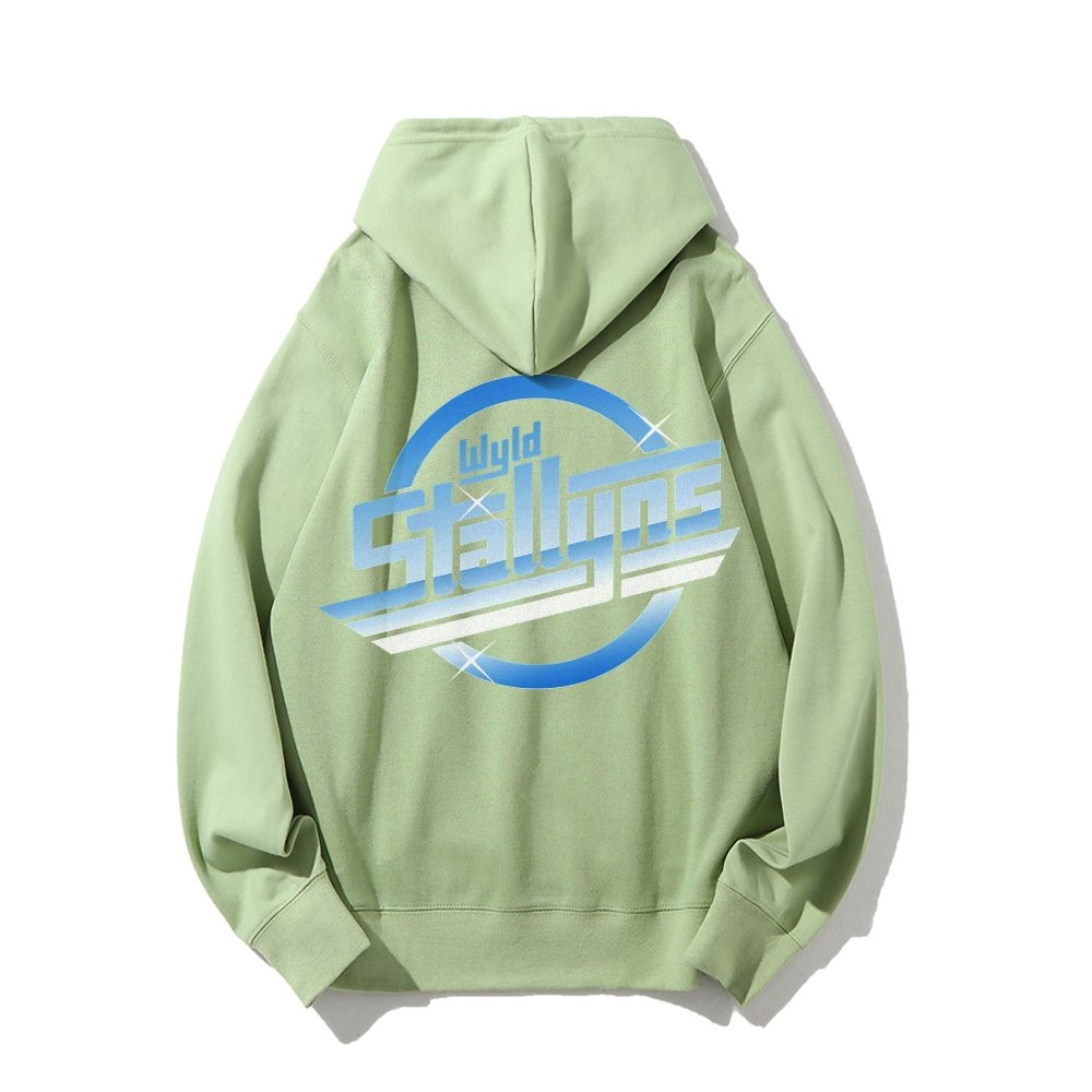 Wyld Stroke Printed Back Unisex Cotton Hoodie