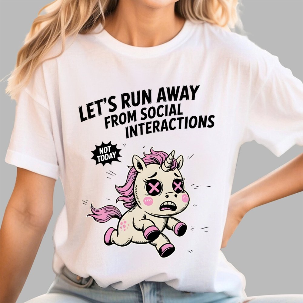 Let's Run Away Geek T-Shirt