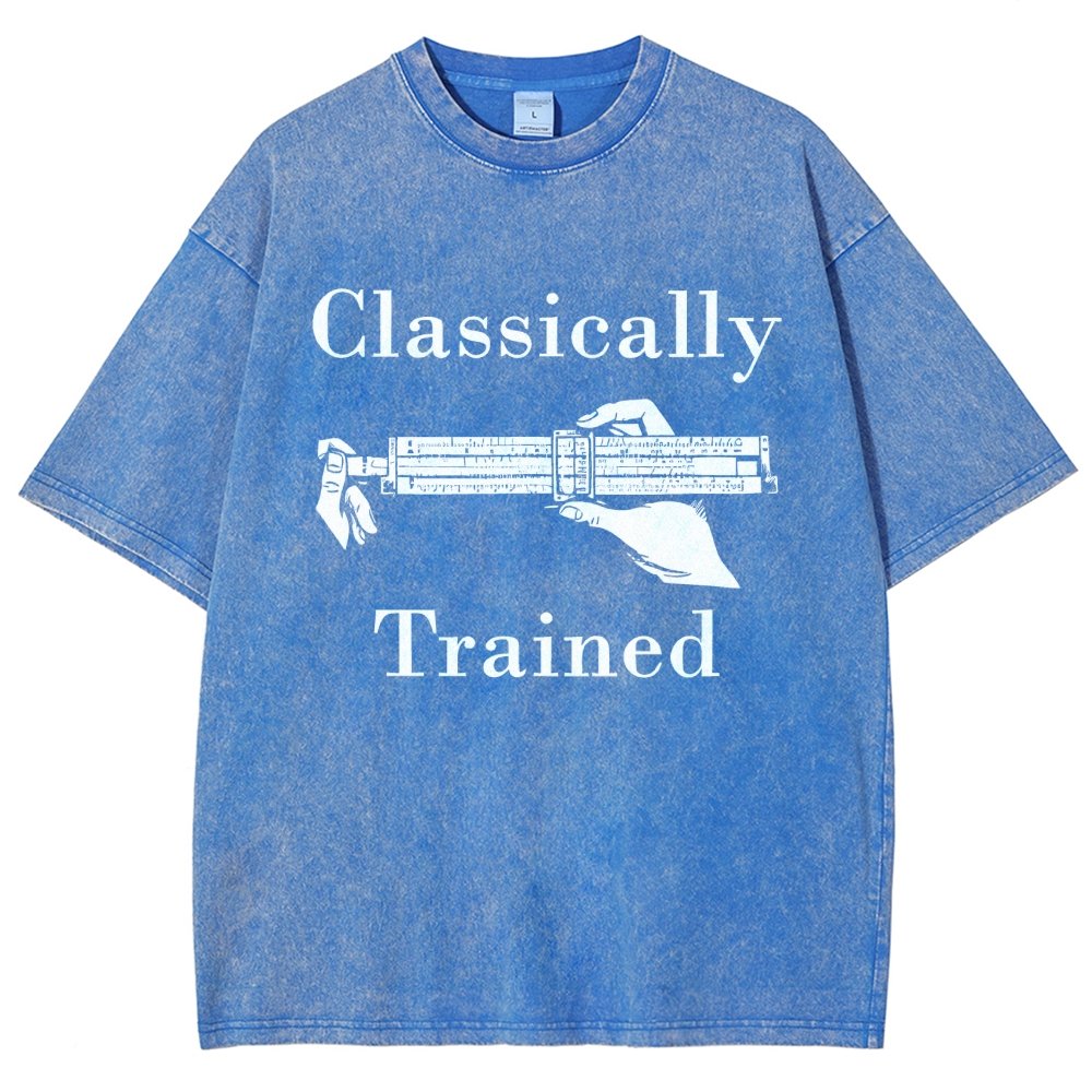 Slide Rule Classically Trained Vintage Distressed T-shirt