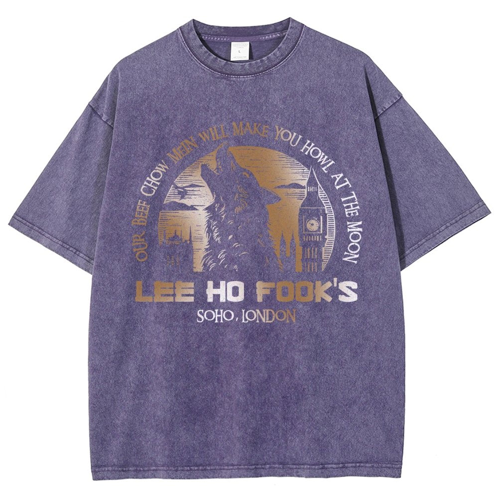 Werewolves of London - Howl at the Moon Vintage Distressed T-shirt