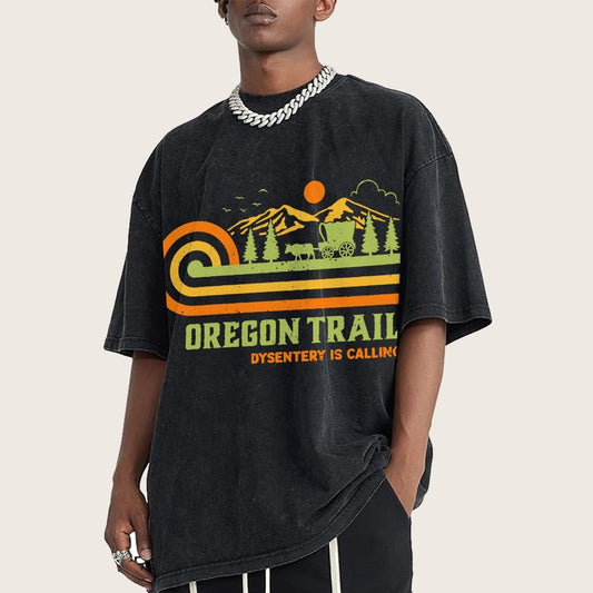 Vintage Oregon Trail Vintage Distressed T-shirt