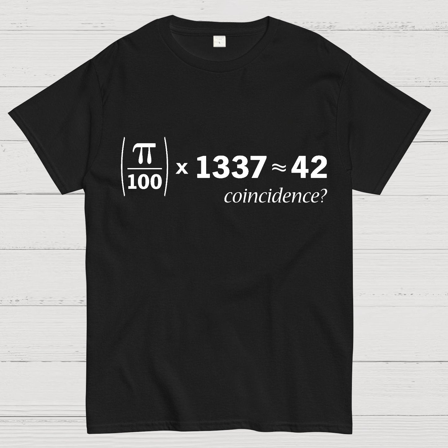 Coincidence Pi 42 Geek T-Shirt