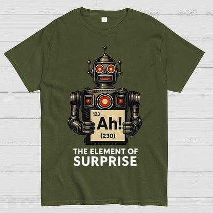 Machine Gets Surprised Geek T-Shirt