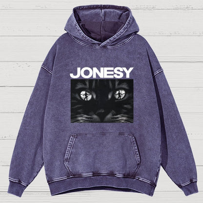 Cosmic Kitty  Vintage Distressed Hoodie