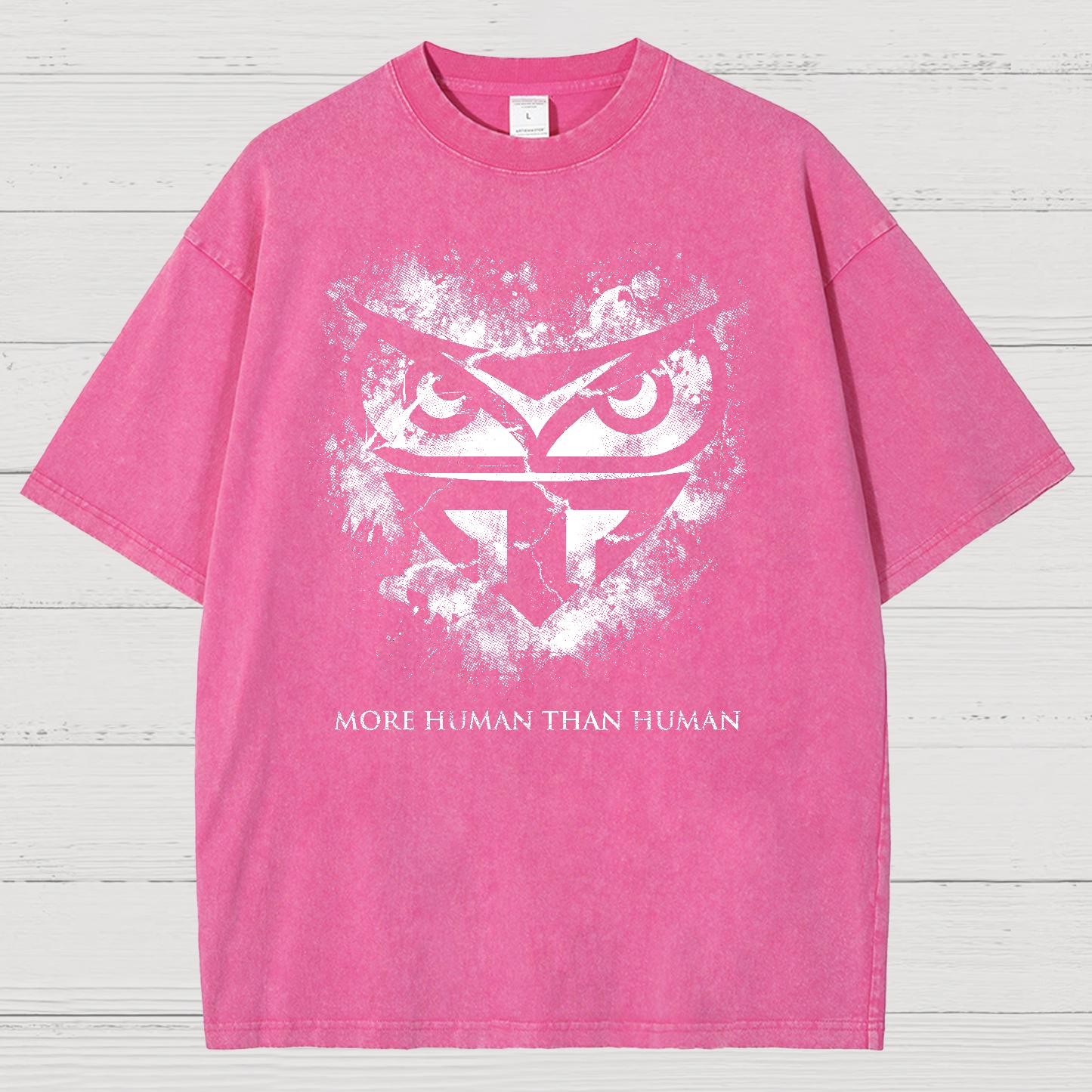 More Human Than Human Essential Vintage Distressed T-shirt