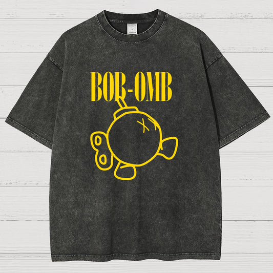 Grunge Bomb Vintage Distressed T-shirt