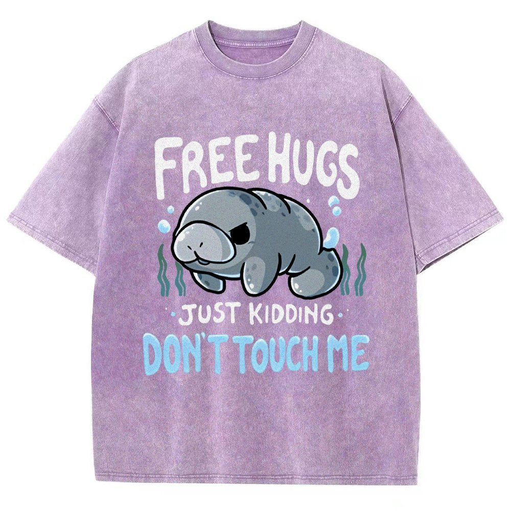 Free Hugs Vintage Distressed T-shirt