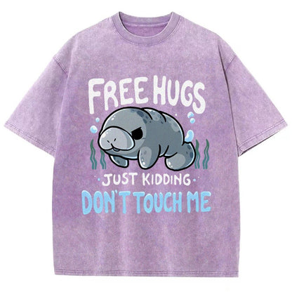 Free Hugs Vintage Distressed T-shirt