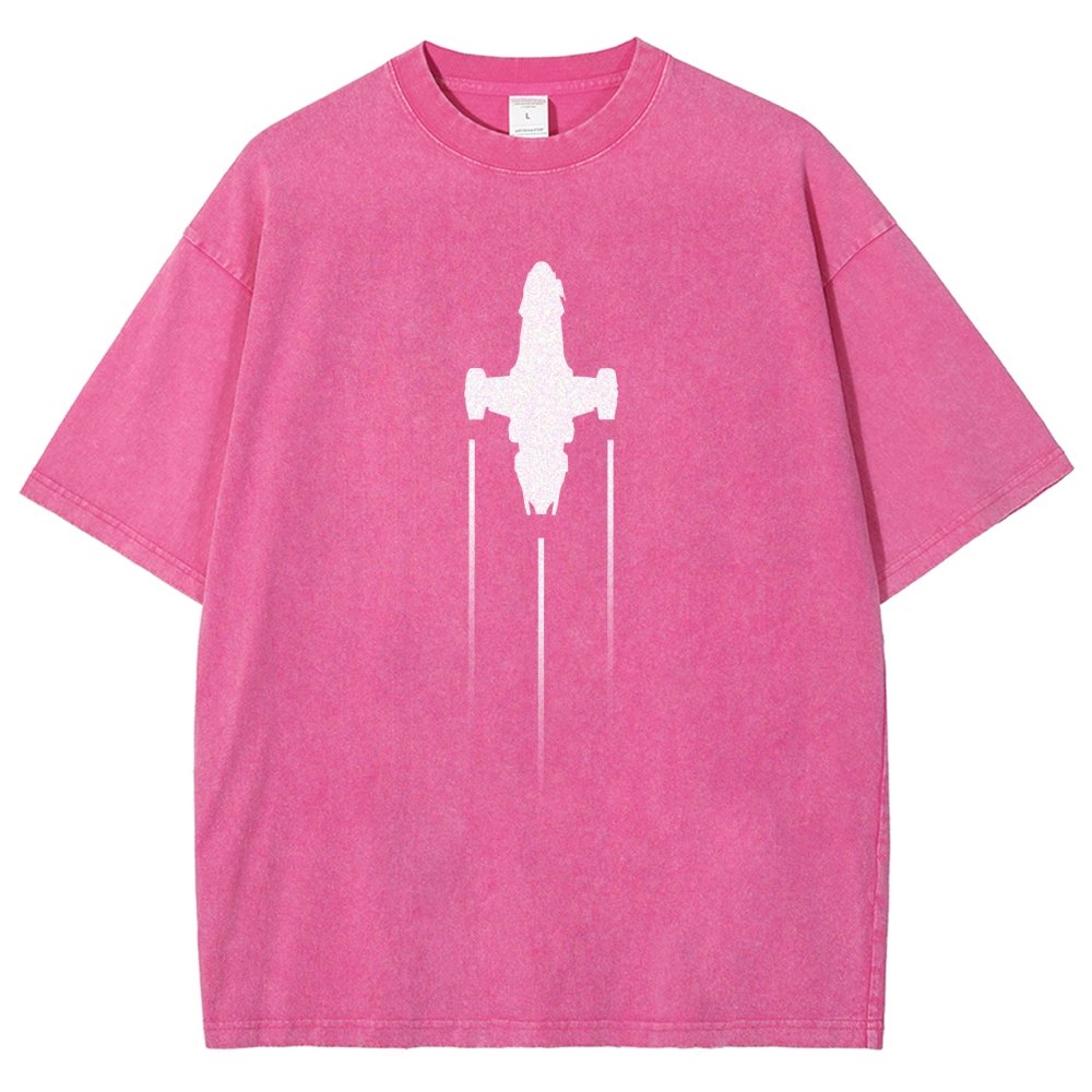 Firefly Starship Silhouette Vintage Distressed T-shirt