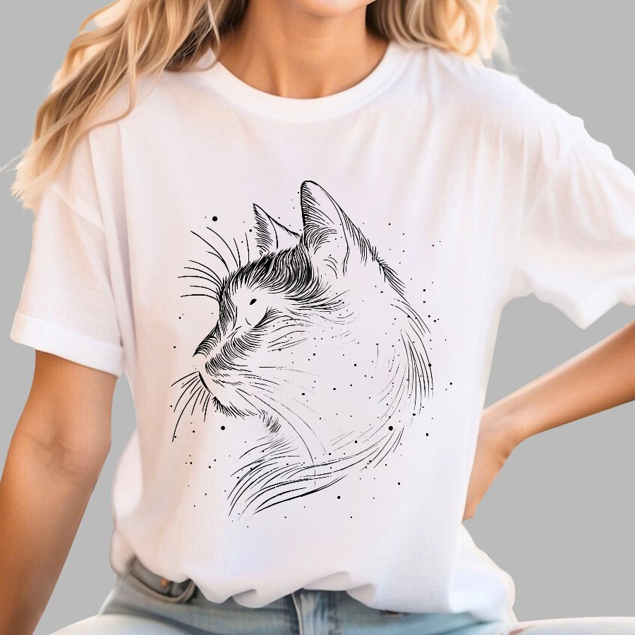 Space Cat Geek T-Shirt