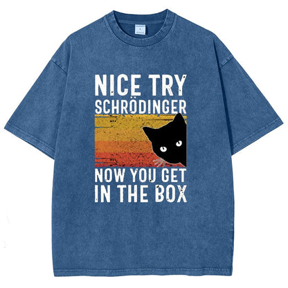You Get Schrodinger's cat In The Box Vintage Distressed T-shirt