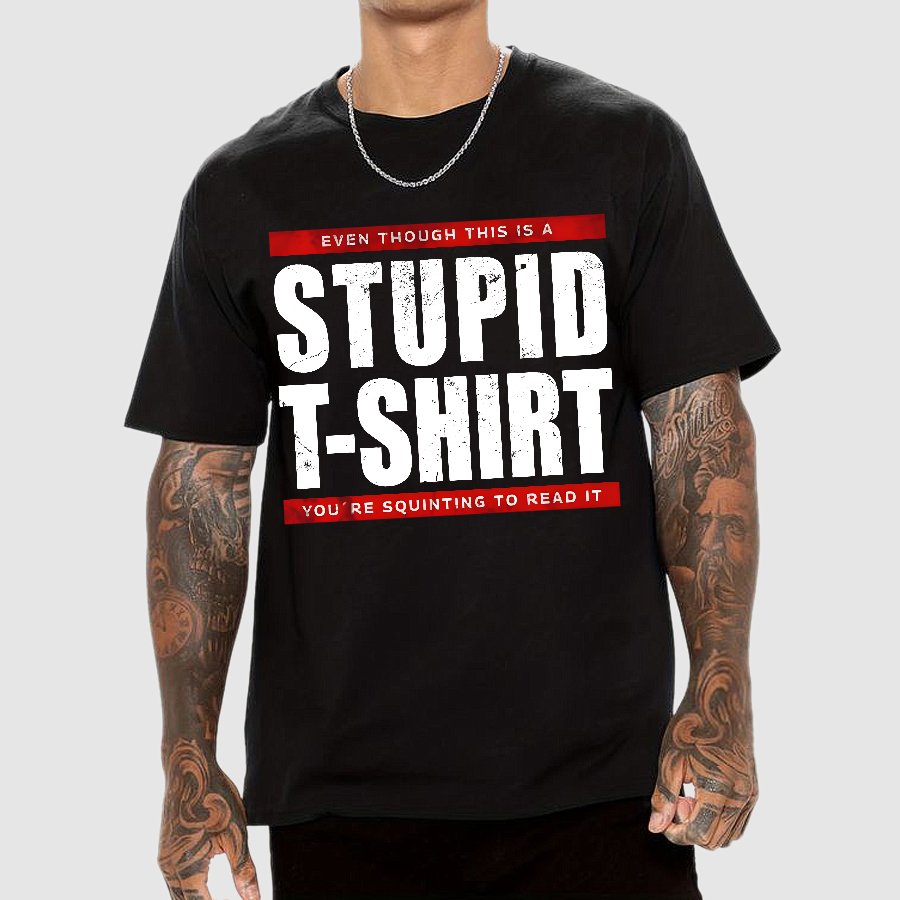 STUPID T-SHIRT Geek T-Shirt