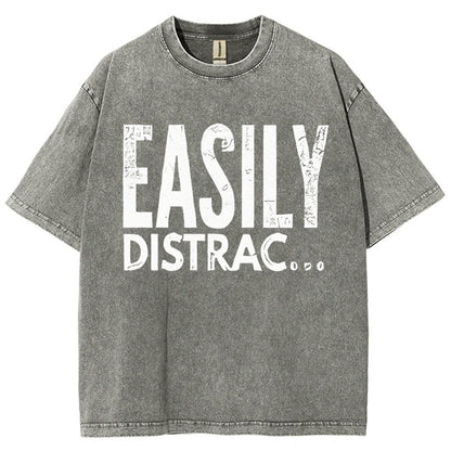 ADHD OCD Awareness Vintage Distressed T-shirt