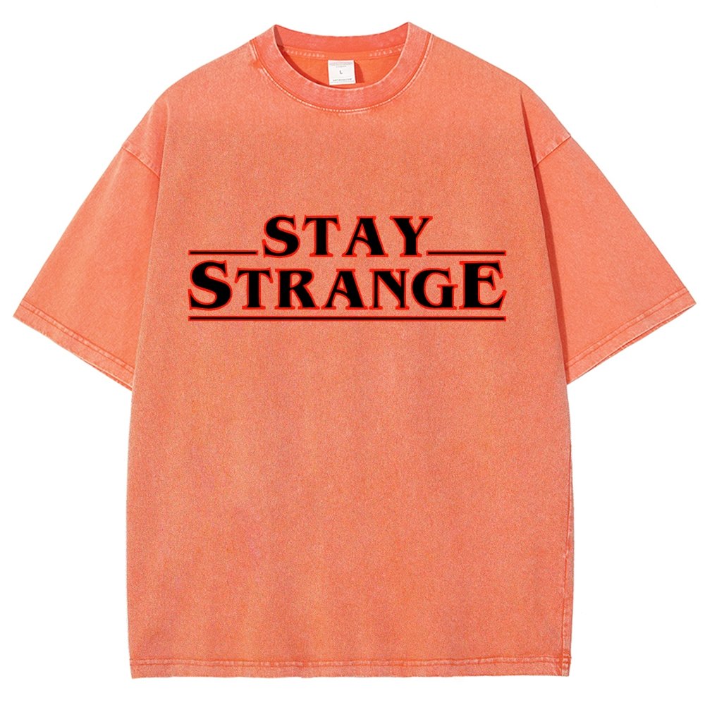 Stay Strange Vintage Distressed T-shirt