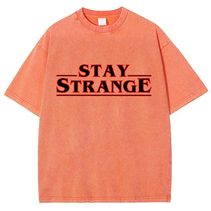 Stay Strange Vintage Distressed T-shirt