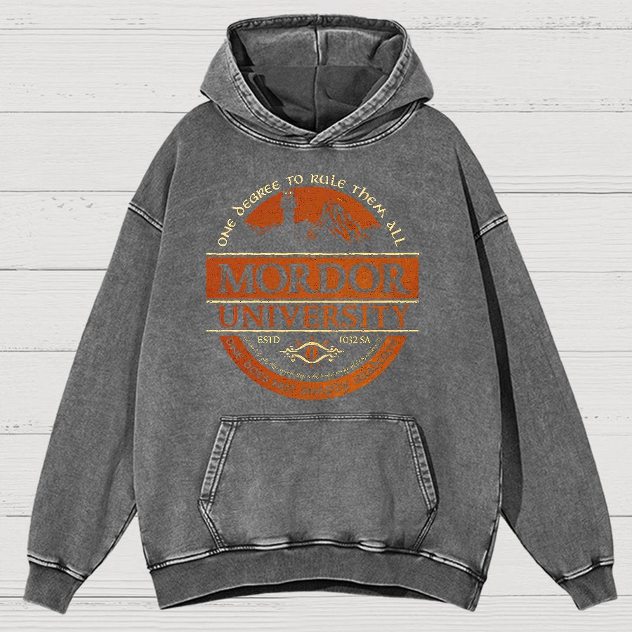 Graduation Is Not An Easy Thing Vintage Distressed Hoodie