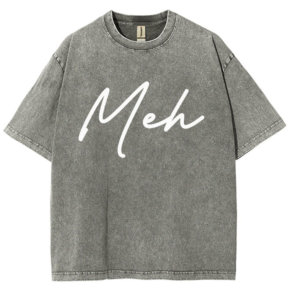 Meh Vintage Distressed T-shirt