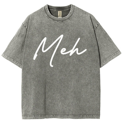 Meh Vintage Distressed T-shirt