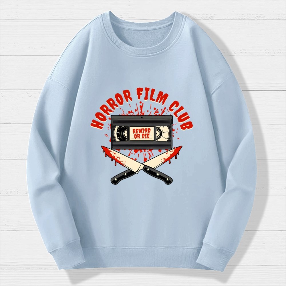 Horror Film Club Geek Cotton Sweatshirt