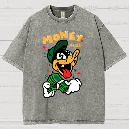 Money Maker！Vintage Distressed T-shirt