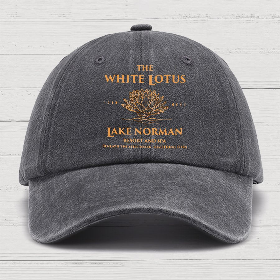 White Blossom LKN Cotton Hat